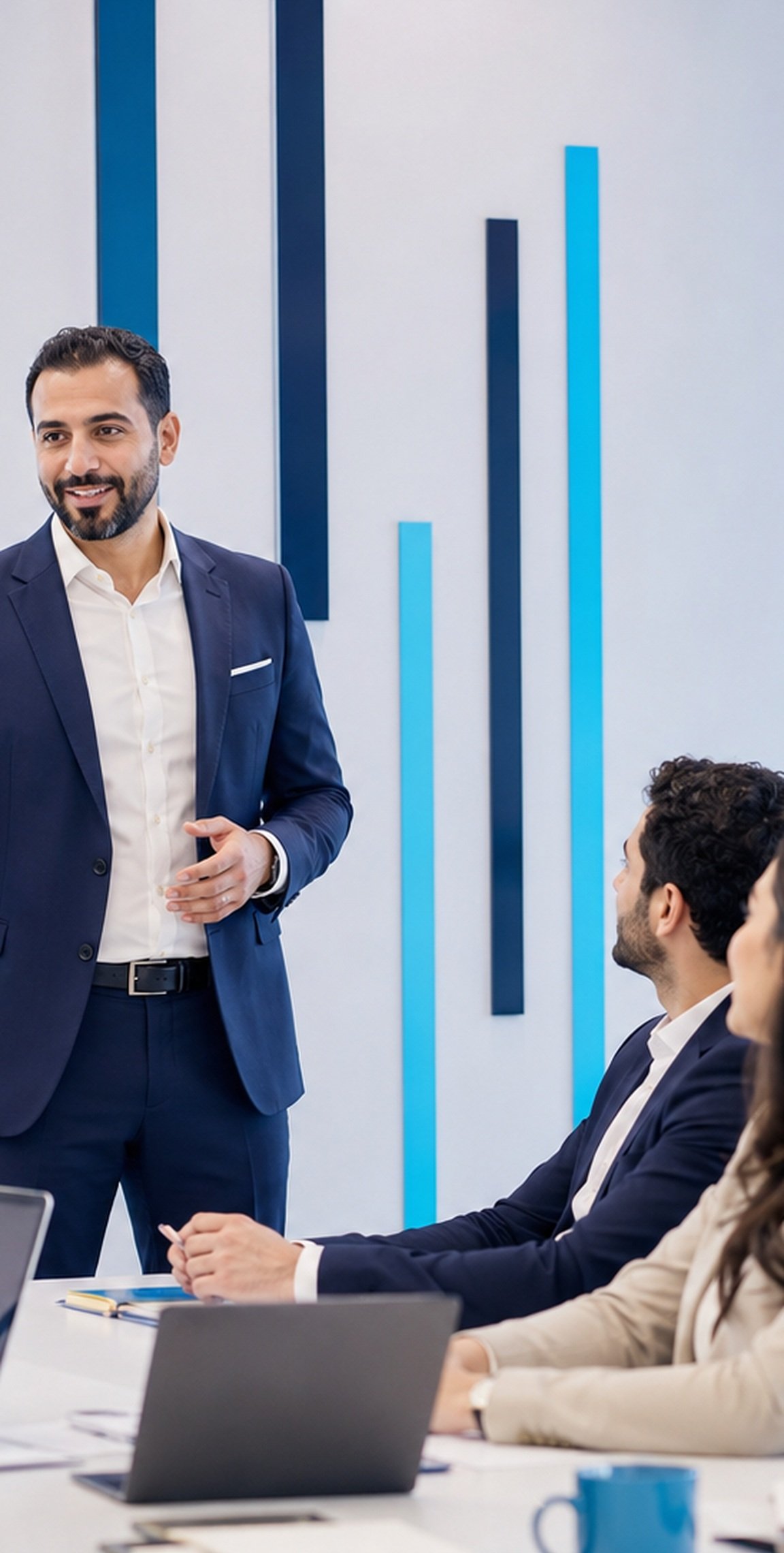 A professional trainer leading a learning session for an organizational team